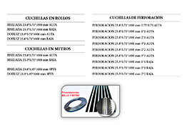 CUCHILLAS DE TROQUEL